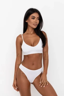 Deli Plunge Bustier Bone