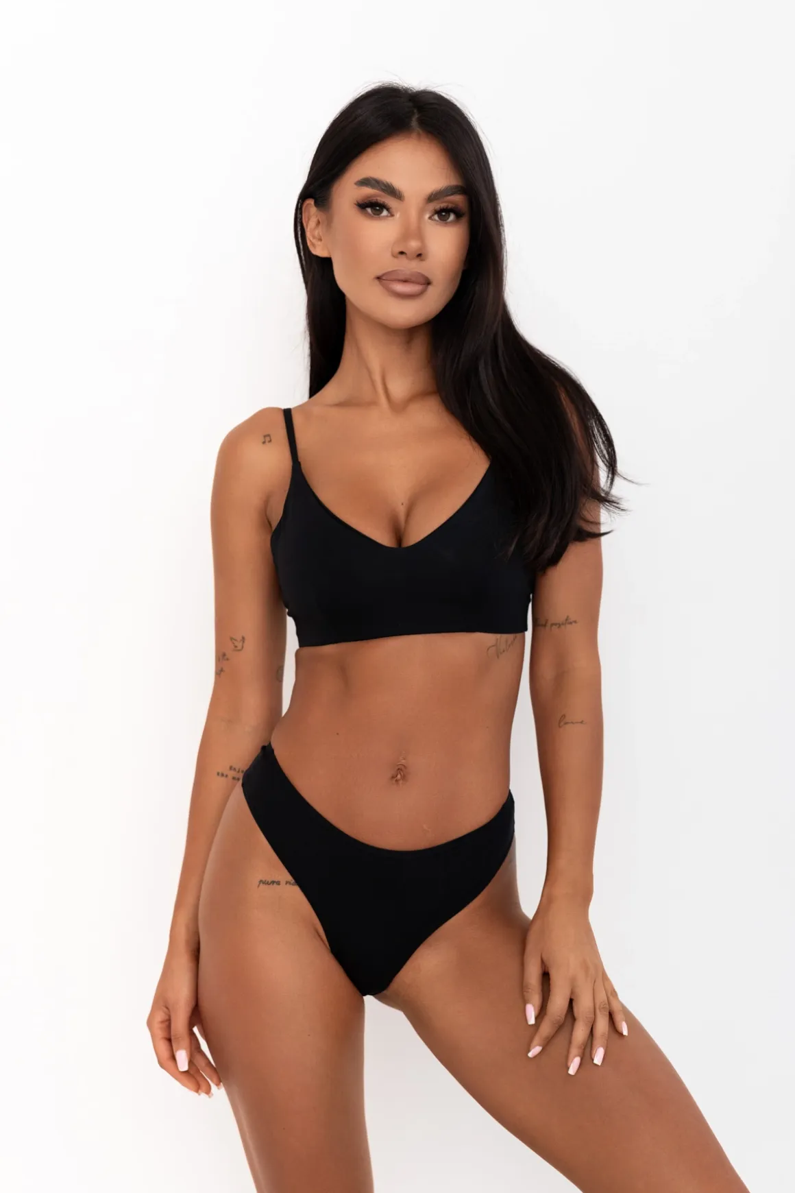 Deli Plunge Bustier Nero