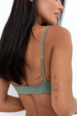 Deli Plunge Bustier Sage