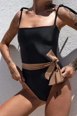 Dodatkowy pasek bikini tie do personalizacji cielisty nude