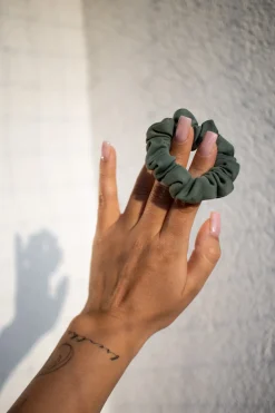 Gumka do włosów mini scrunchie sage