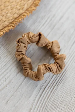 Gumka do włosów mini scrunchie złoty chai