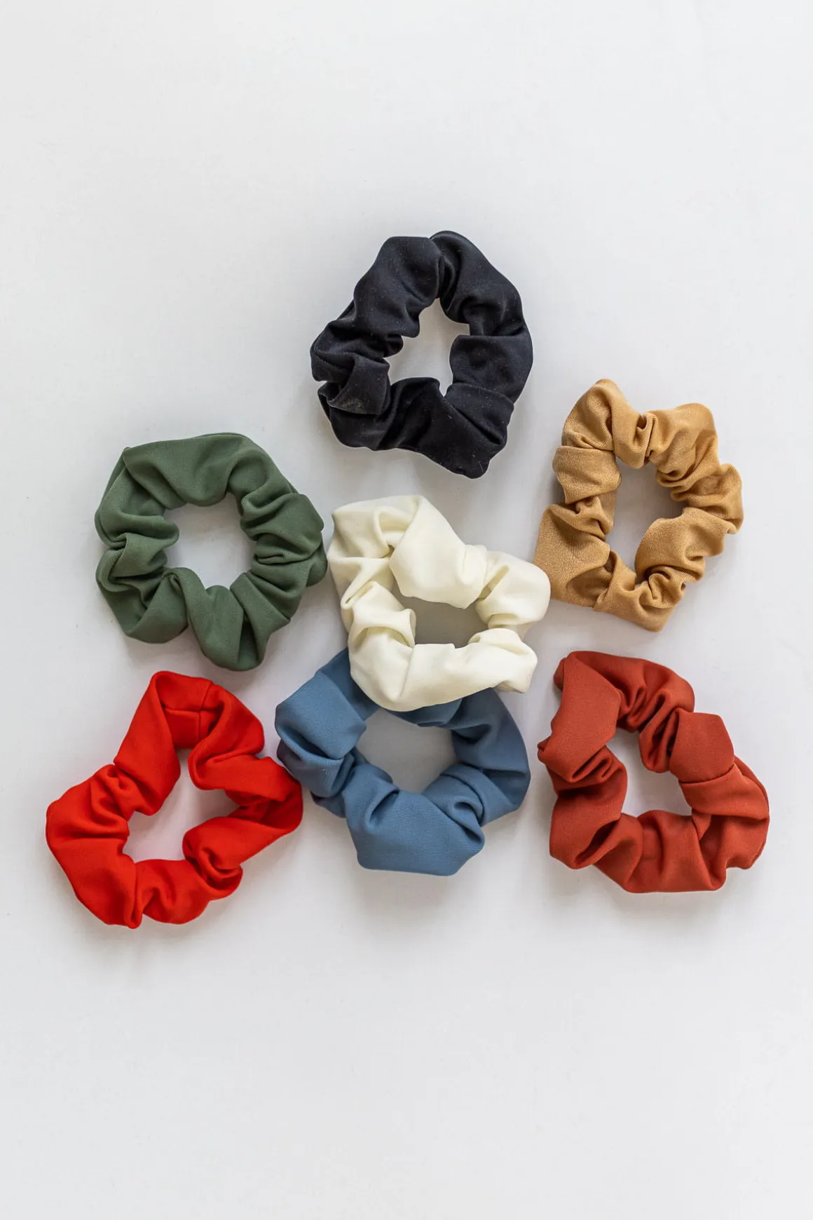 Gumka do włosów scrunchie zielony sage