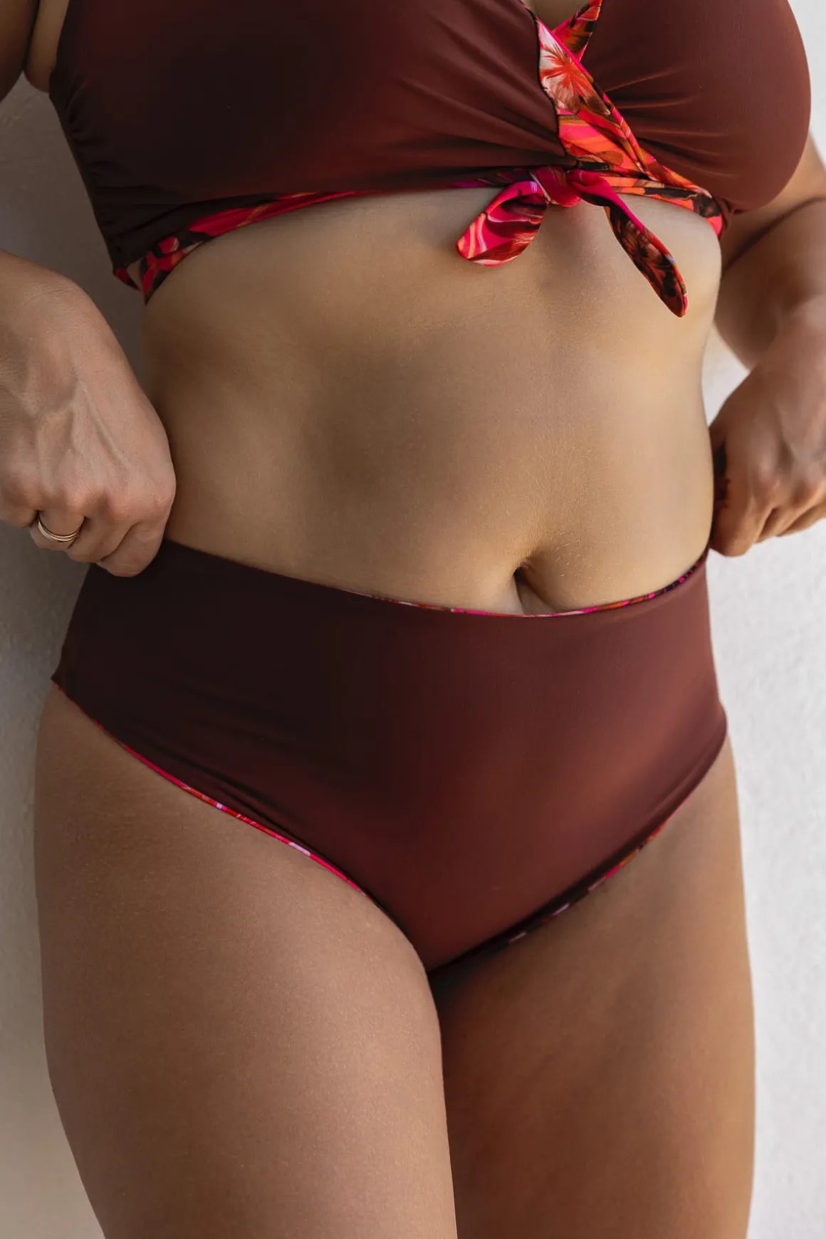 High waist Flora