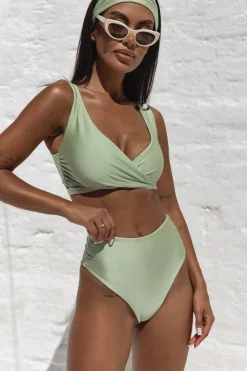 High waist Matcha