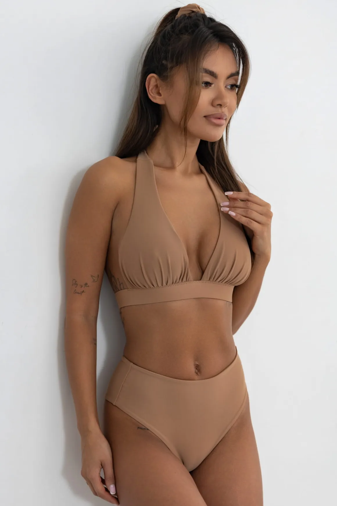 High waist Nude