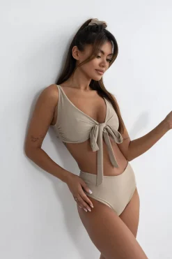 High waist Sand
