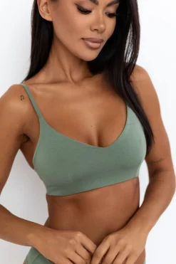 Deli Plunge Bustier Sage